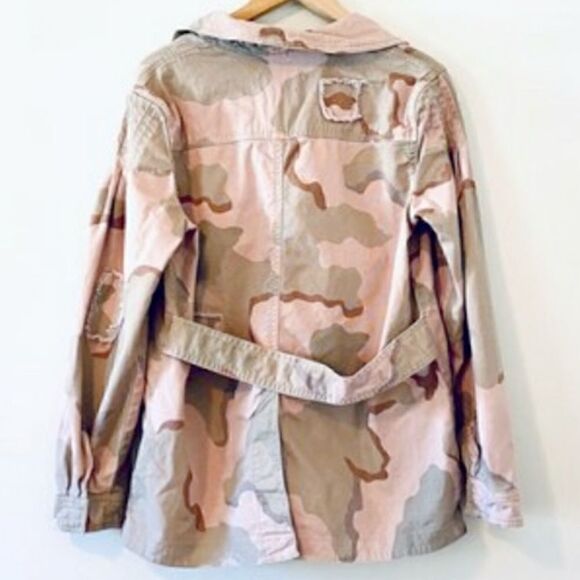 Anthropologie Lida Utility Camo Jacket Oversized Size S - Picture 7 of 10